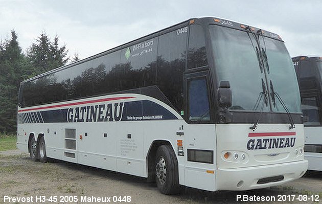 BUS/AUTOBUS: Prevost H3-45 2005 Maheux