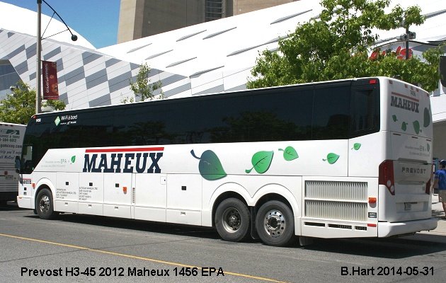 BUS/AUTOBUS: Prevost H3-45 2012 Maheux