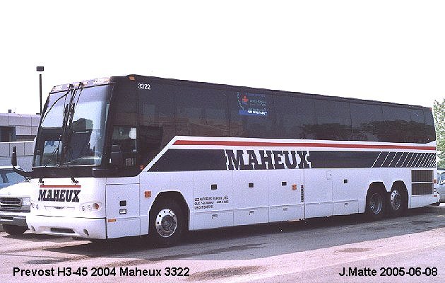 BUS/AUTOBUS: Prevost H3-45 2004 Maheux