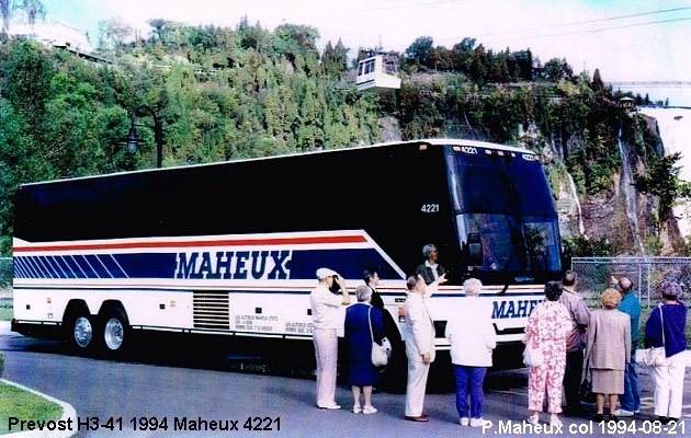 BUS/AUTOBUS: Prevost H3-41 1994 Maheux