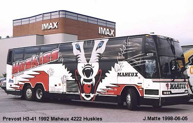 BUS/AUTOBUS: Prevost H3-41 1992 Maheux