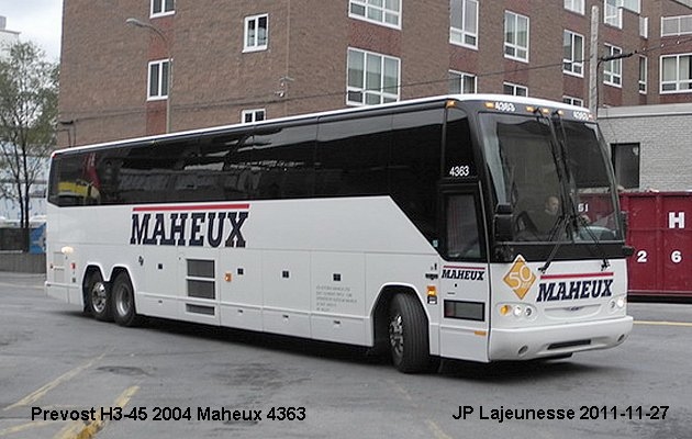 BUS/AUTOBUS: Prevost H3-45 2004 Maheux