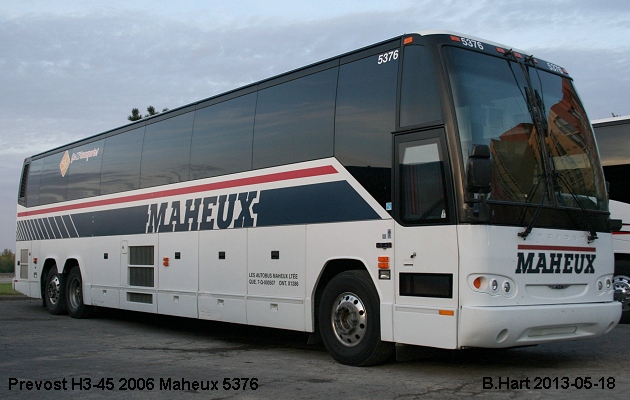 BUS/AUTOBUS: Prevost H3-45 2006 Maheux