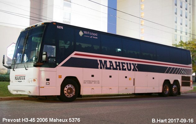 BUS/AUTOBUS: Prevost H3-45 2006 Maheux