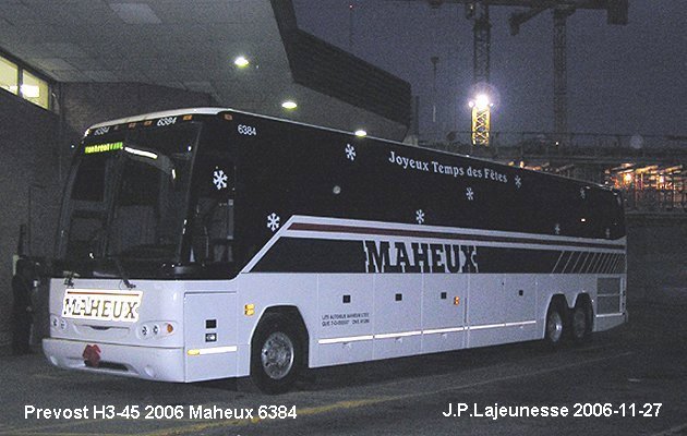 BUS/AUTOBUS: Prevost H3-45 2006 Maheux