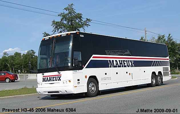 BUS/AUTOBUS: Prevost H3-45 2009 Maheux