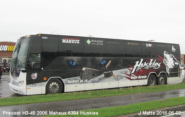 BUS/AUTOBUS: Prevost H3-45 2006 Maheux