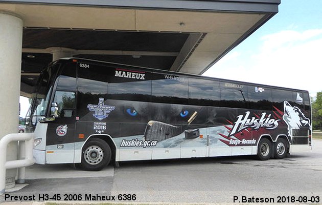 BUS/AUTOBUS: Prevost H3-45 2006 Maheux