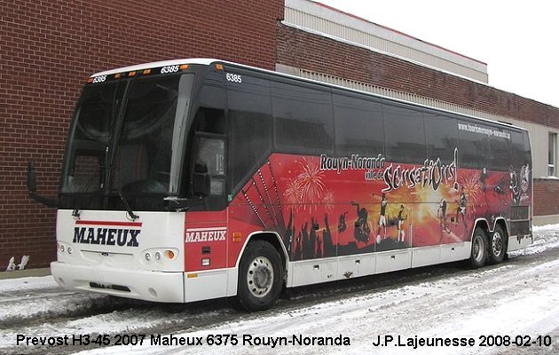 BUS/AUTOBUS: Prevost H3-45 2007 Maheux