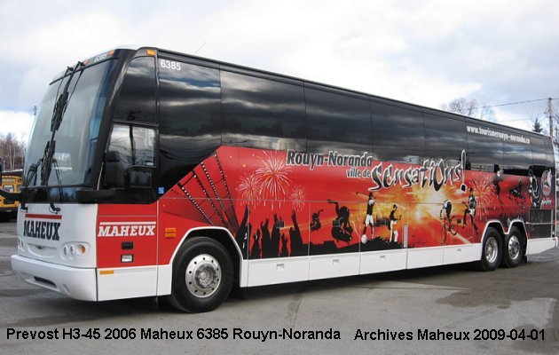 BUS/AUTOBUS: Prevost H3-45 2006 Maheux