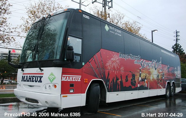 BUS/AUTOBUS: Prevost H3-45 2006 Maheux