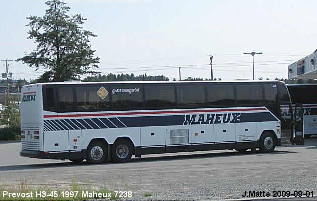 BUS/AUTOBUS: Prevost H3-45 1997 Maheux