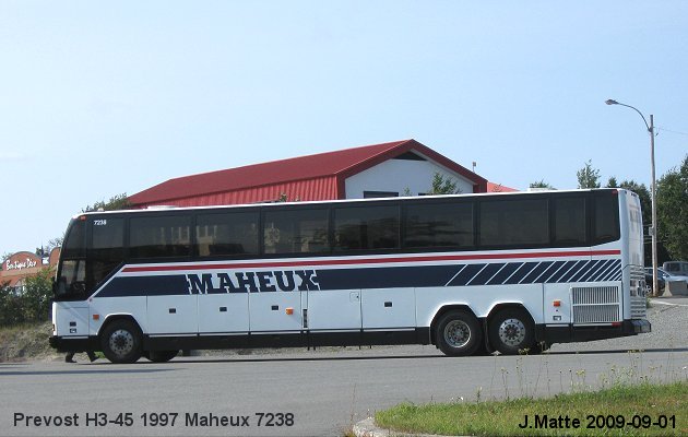 BUS/AUTOBUS: Prevost H3-45 1997 Maheux