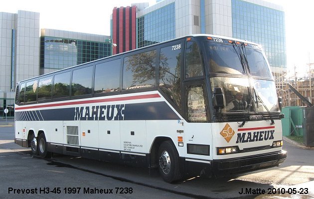 BUS/AUTOBUS: Prevost H3-45 1997 Maheux