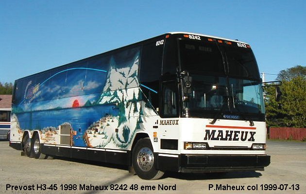 BUS/AUTOBUS: Prevost H3-45 1998 Maheux