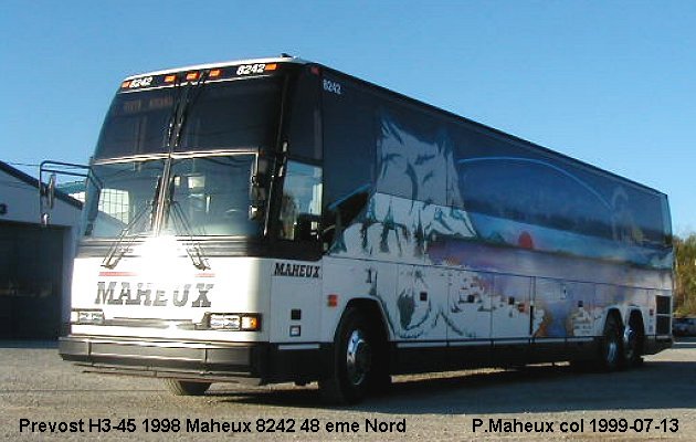 BUS/AUTOBUS: Prevost H3-45 1998 Maheux