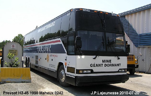 BUS/AUTOBUS: Prevost H3-45 1998 Maheux