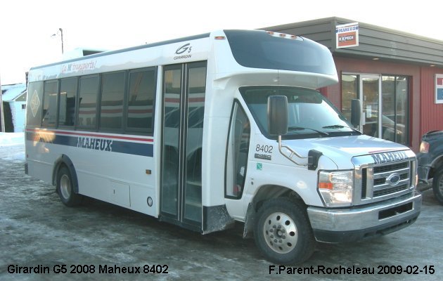 BUS/AUTOBUS: Blue Bird G5 2008 Maheux