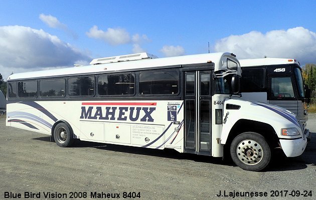 BUS/AUTOBUS: Blue Bird Vision 2008 Maheux