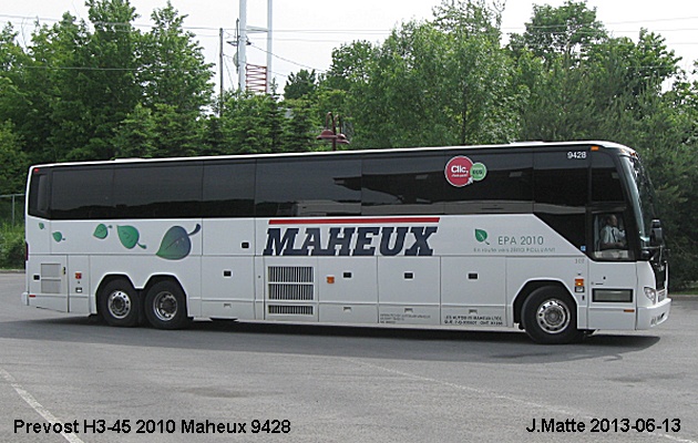 BUS/AUTOBUS: Prevost H3-45 2010 Maheux