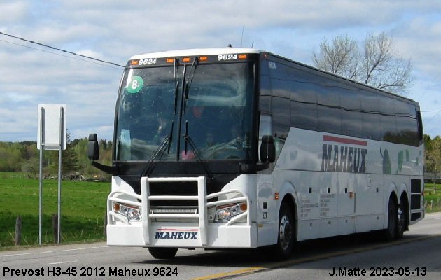 BUS/AUTOBUS: Prevost H3-45 2012 Maheux