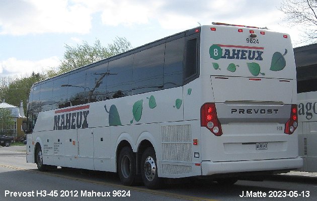 BUS/AUTOBUS: Prevost H3-45 2012 Maheux