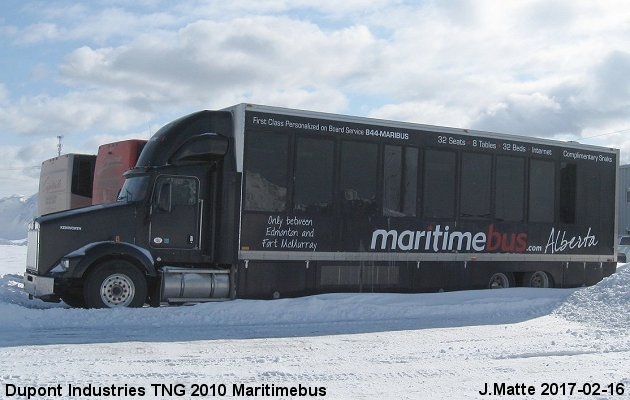 BUS/AUTOBUS: Dupont Industries TNG  2010 Maritime