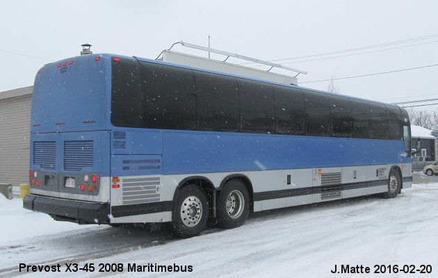 BUS/AUTOBUS: Prevost X3-45 2008 Trius