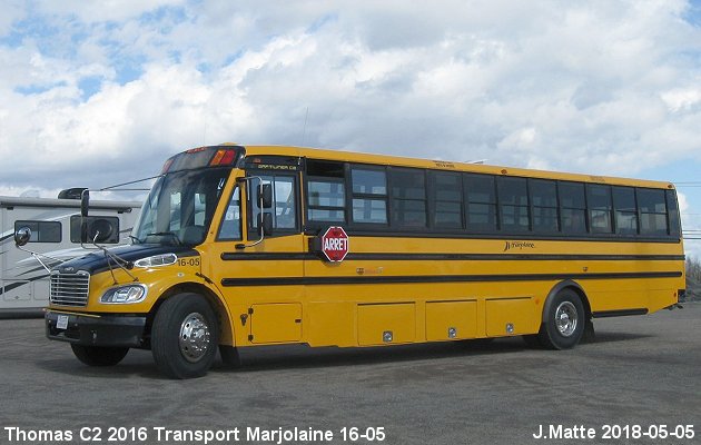 BUS/AUTOBUS: Thomas C2 2016 Marjolaine