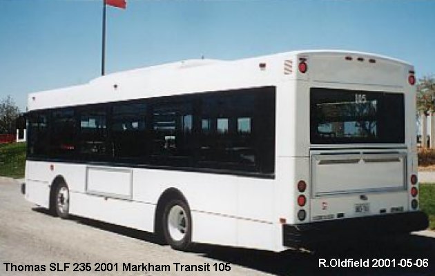BUS/AUTOBUS: Thomas SLF835 2001 Markham Transit