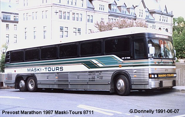 BUS/AUTOBUS: Prevost Marathon 1987 Maski-Tours