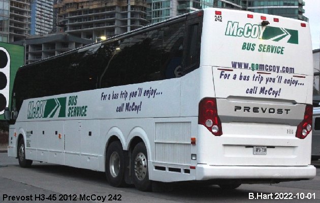 BUS/AUTOBUS: Prevost H3-45 2012 McCoy