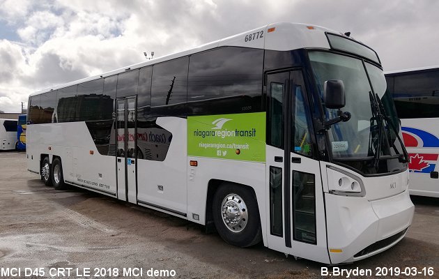 BUS/AUTOBUS: MCI D45 CRT LE 2018 MCI