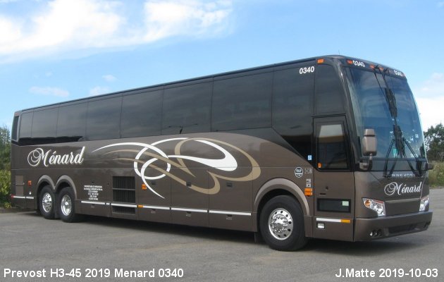 BUS/AUTOBUS: Prevost H3-45 2019 Menard