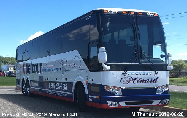 BUS/AUTOBUS: Prevost H3-45 2019 Menard