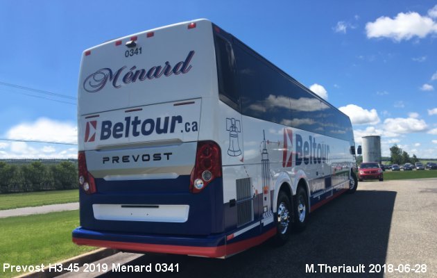 BUS/AUTOBUS: Prevost H3-45 2019 Menard
