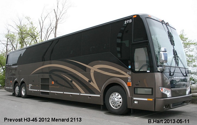 BUS/AUTOBUS: Prevost H3-45 2012 Menard