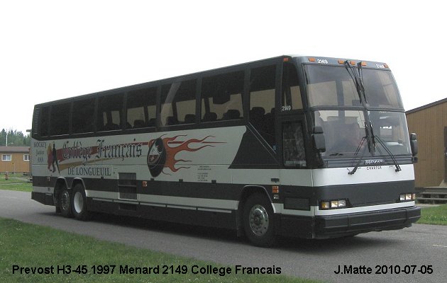 BUS/AUTOBUS: Prevost H3-45 1997 Menard