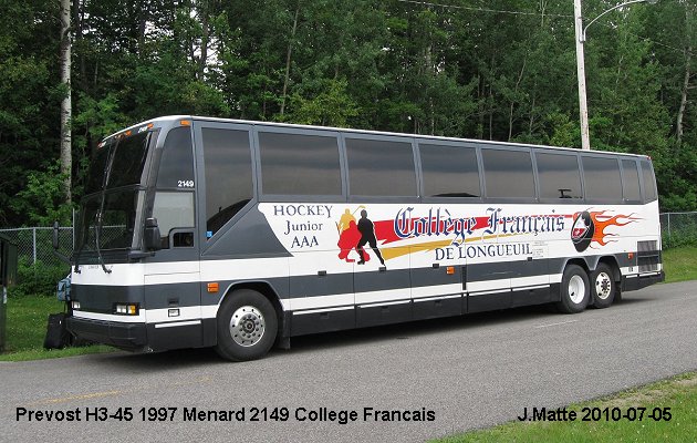 BUS/AUTOBUS: Prevost H3-45 1997 Menard