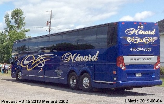 BUS/AUTOBUS: Prevost H3-45 2013 Menard