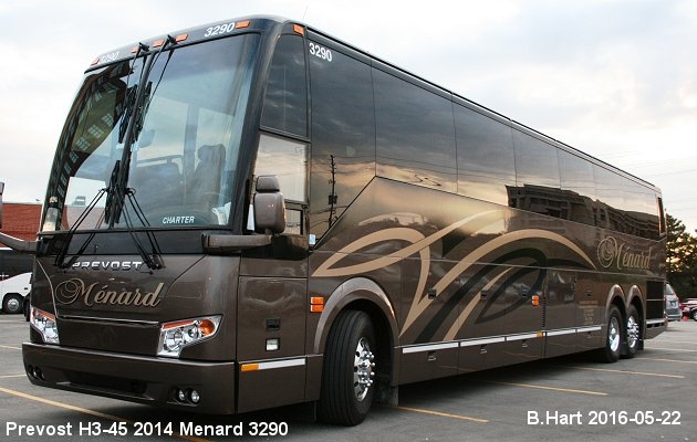 BUS/AUTOBUS: Prevost H3-45 2014 Menard