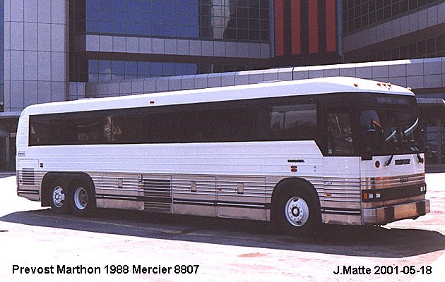 BUS/AUTOBUS: Prevost Marathon 1988 Mercier