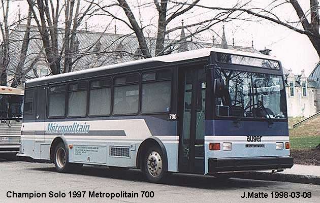 BUS/AUTOBUS: Champion Solo 1997 Auger-Metropolitain