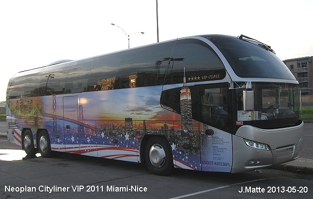 BUS/AUTOBUS: Neoplan Cityliner 2011 Miami-Nice