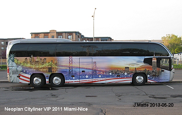 BUS/AUTOBUS: Neoplan Cityliner 2011 Miami-Nice