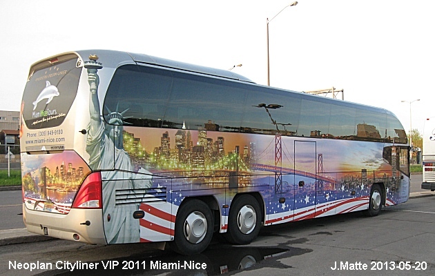 BUS/AUTOBUS: Neoplan Cityliner 2011 Miami-Nice