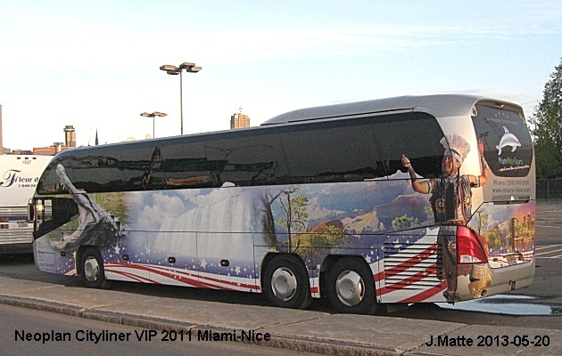 BUS/AUTOBUS: Neoplan Cityliner 2011 Miami-Nice