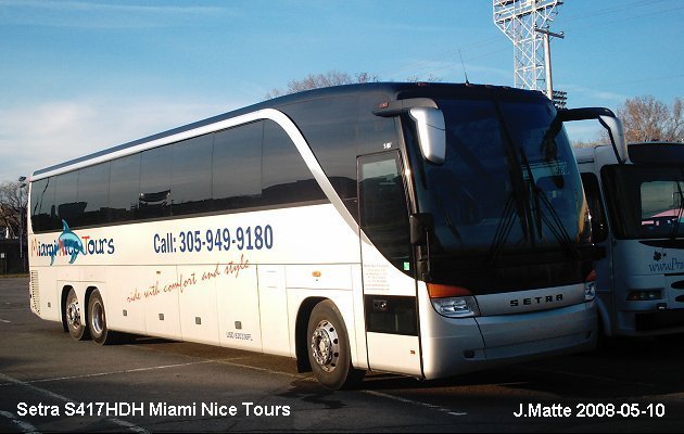 BUS/AUTOBUS: Setra S417 2007 Miami Nice