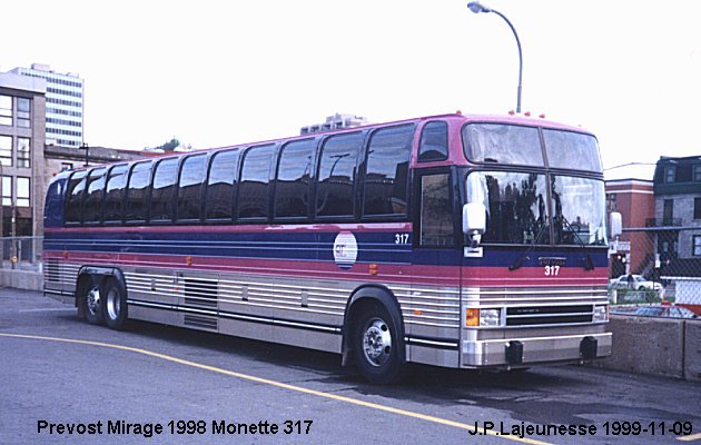 BUS/AUTOBUS: Prevost Mirage 1998 Monette