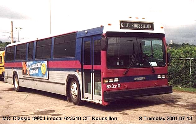 BUS/AUTOBUS: MCI Classic 1990 Limocar/Monette